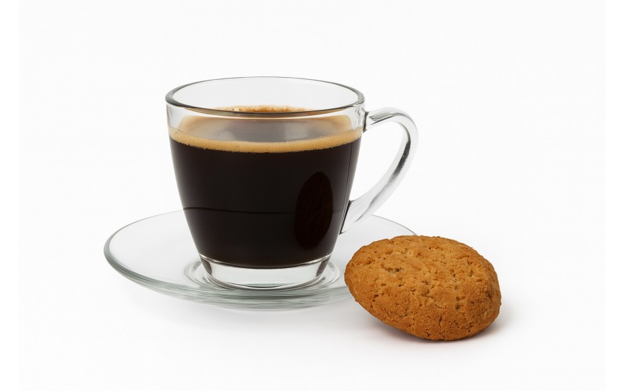 Filiżanka szklana 320 ml + spodek Luna