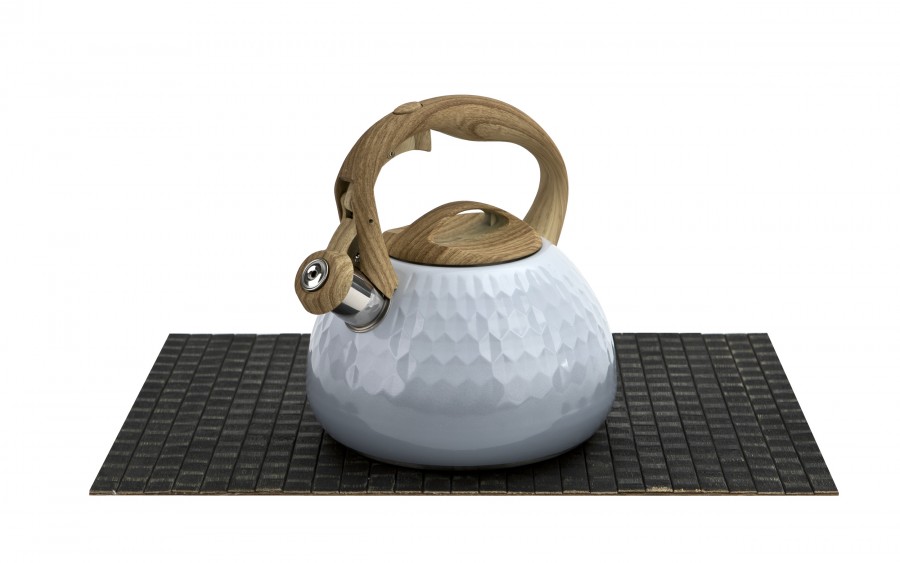 Czajnik tradycyjny 3 L Ambres szary nierdzewny