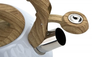 Czajnik tradycyjny 3 L Ambres szary nierdzewny