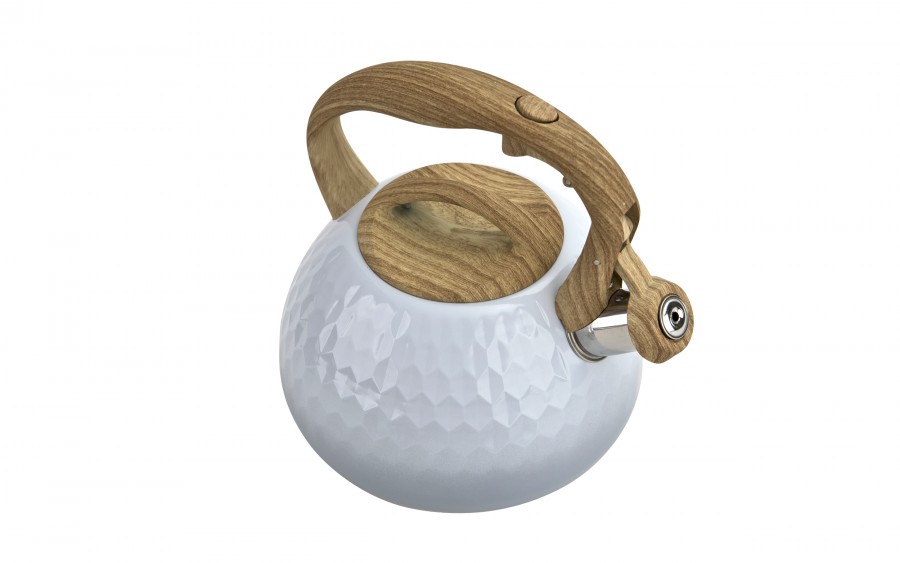 Czajnik tradycyjny 3 L Ambres szary nierdzewny