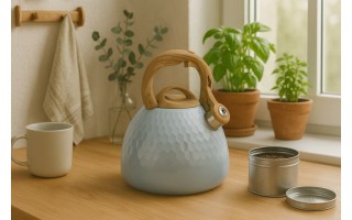 Czajnik tradycyjny 3 L Ambres szary nierdzewny