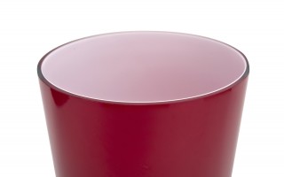 Wazon szklany 38 cm czerwony Asa Glass