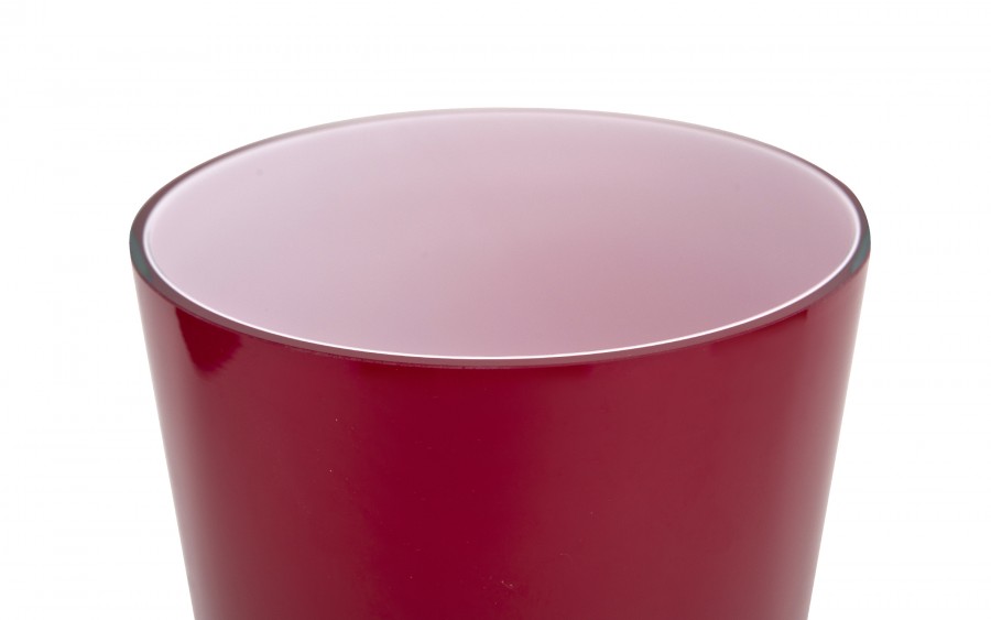 Wazon szklany 38 cm czerwony Asa Glass