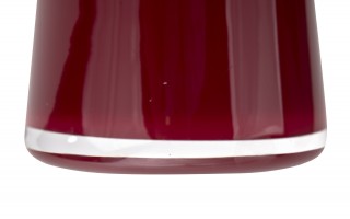 Wazon szklany 20 cm czerwień Asa Glass