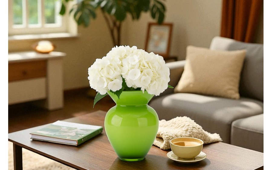 Wazon szklany 18 cm jasna zieleń Asa Glass