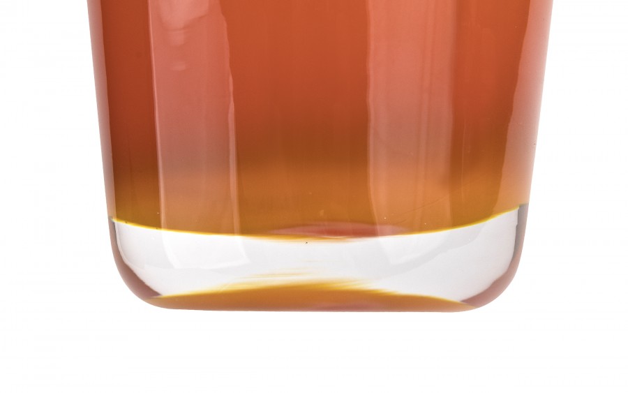 Wazon szklany 25 cm pomarańczowy Asa Glass