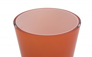 Wazon szklany 25 cm pomarańczowy Asa Glass