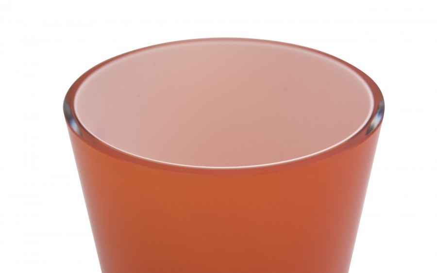 Wazon szklany 25 cm pomarańczowy Asa Glass