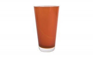 Wazon szklany 25 cm pomarańczowy Asa Glass