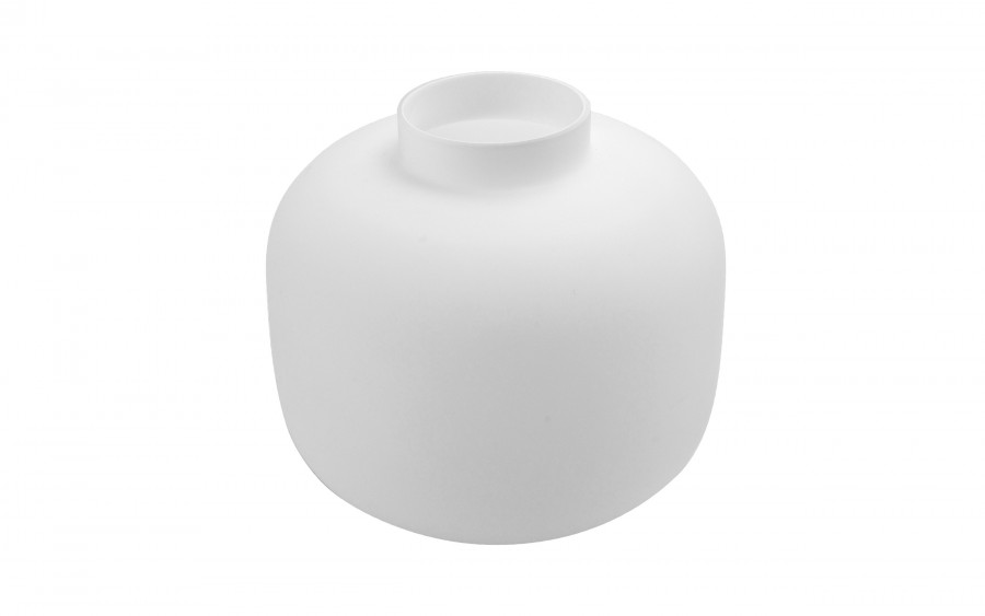 Wazon szklany 21,5 cm biały Asa Glass