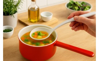 Łyżka kuchenna 30 cm biała