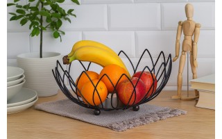 Koszyk na owoce 04-87 BL czarny