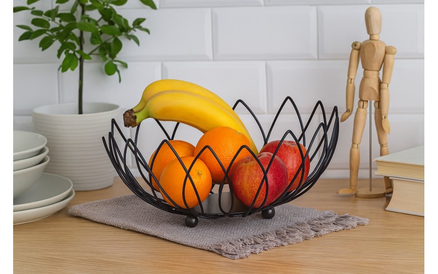 Koszyk na owoce 04-87 BL czarny