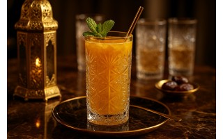 Szklanka kryształowa 390 ml gwiazdki Bohemia Hand Made