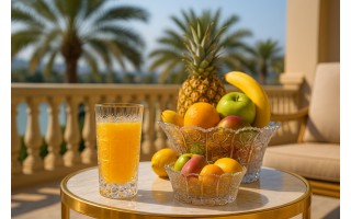 Salaterka kryształowa 15,5 cm  gwiazdki Bohemia Hand Made