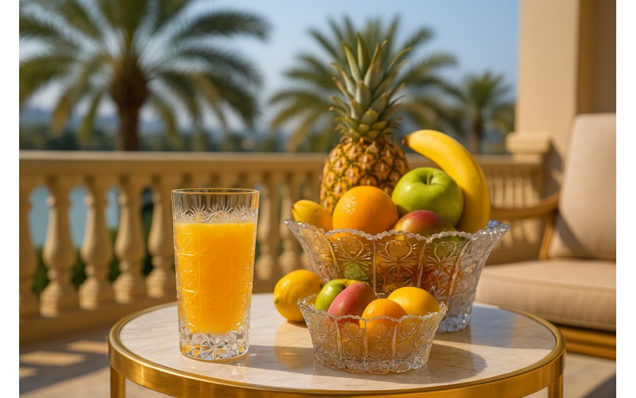 Salaterka kryształowa 15,5 cm  gwiazdki Bohemia Hand Made