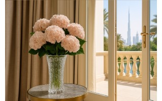 Wazon kryształowy 30,5 cm gwiazdki Bohemia Hand Made