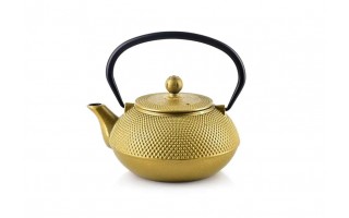 Żeliwny imbryk z zaparzaczem 0,8 L Alor złoty