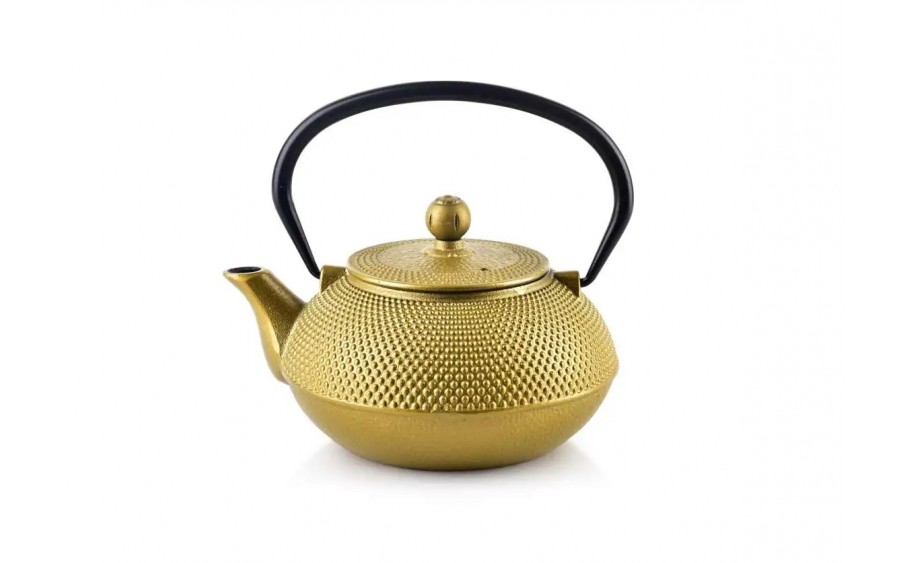 Żeliwny imbryk z zaparzaczem 0,8 L Alor złoty