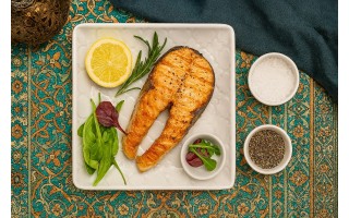 Talerz płytki kwadratowy 11cm Marrakesz biały