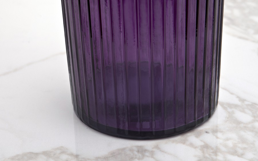Wazon szklany 45,5 cm fioletowy 4901 San Miguel