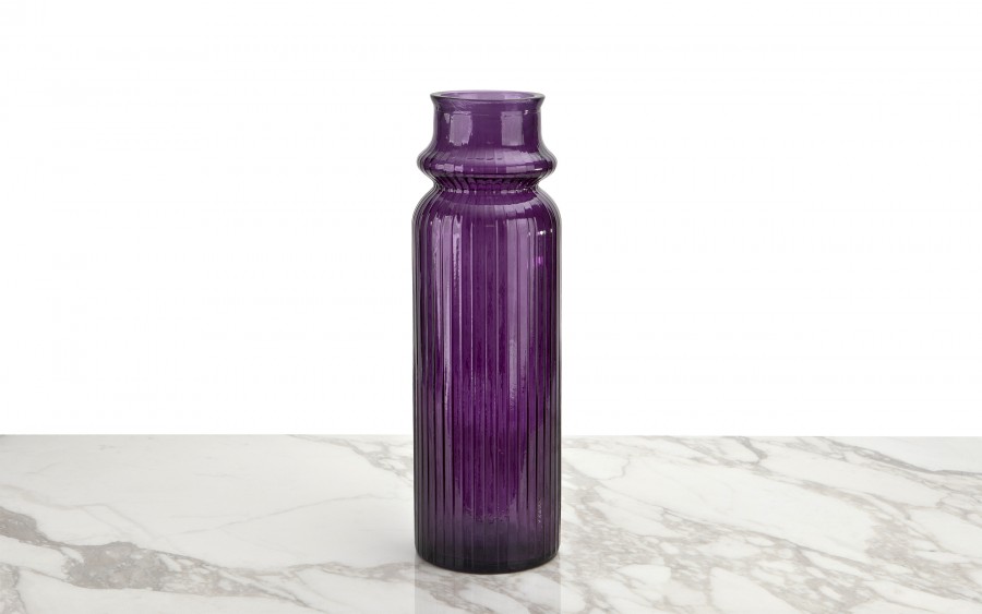 Wazon szklany 45,5 cm fioletowy 4901 San Miguel