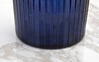 Wazon szklany 45,5 cm granatowy 4901 San Miguel