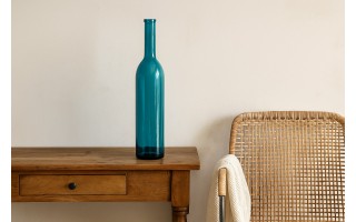 Butelka dekoracyjna wazon 75 cm niebieska 4766 San Miguel
