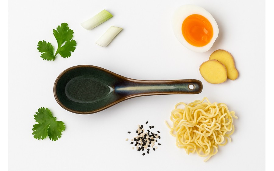 Łyżka ceramiczna 16 cm Ramen Ombres Turquoise