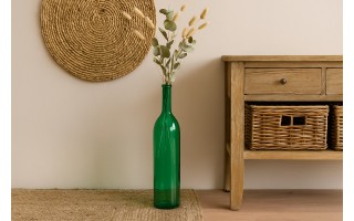 Butelka dekoracyjna wazon 75 cm turkusowa 4766 San Miguel