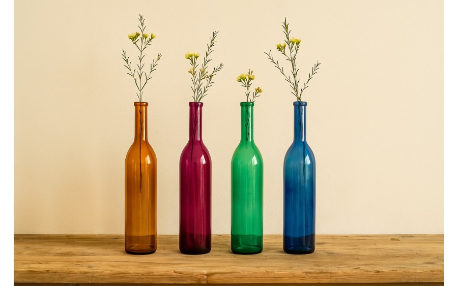 Butelka dekoracyjna wazon 100 cm różowa 4765 San Miguel