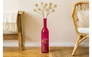 Butelka dekoracyjna wazon 100 cm różowa 4765 San Miguel