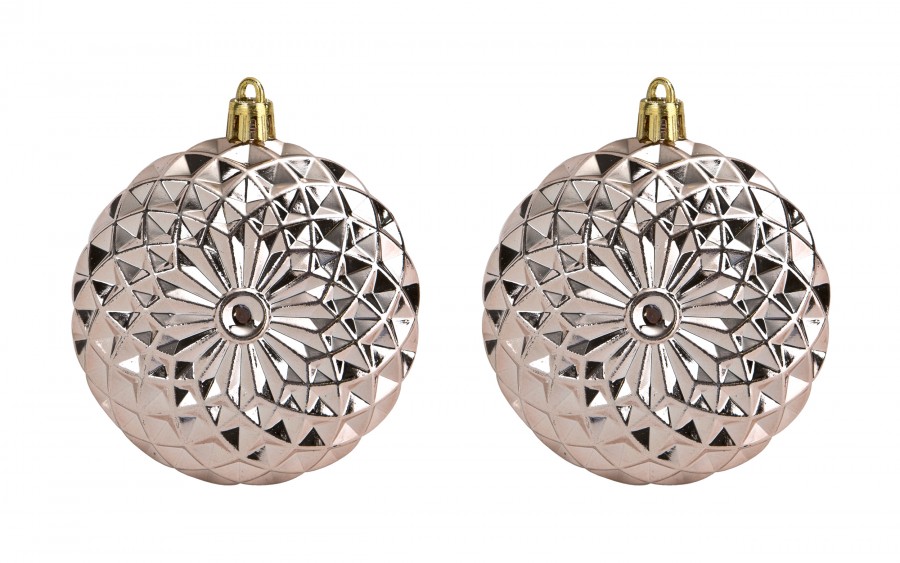 Komplet 16 bombek plastikowych różne zielony szampański