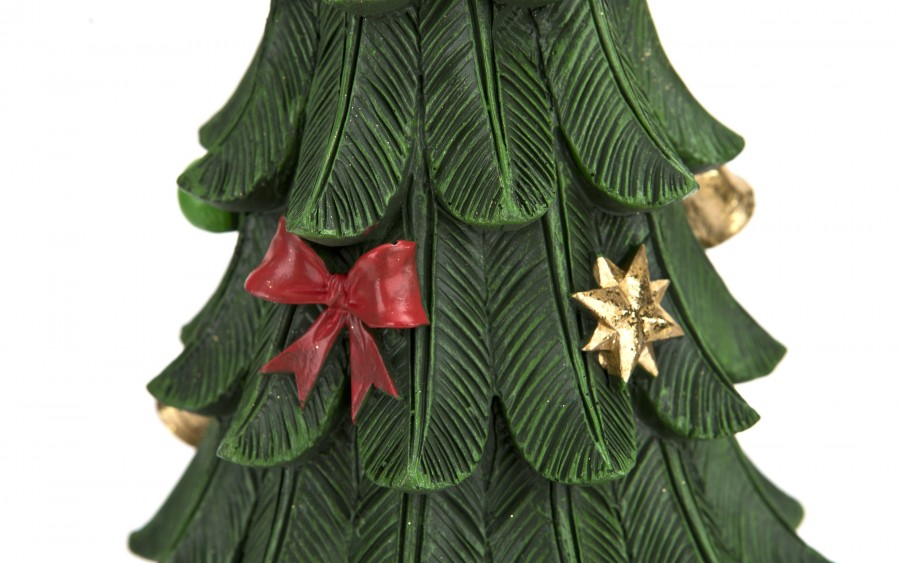 Figurka świąteczkna choinka zielona mała 1465