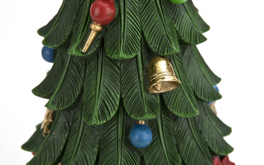 Figurka świąteczkna choinka zielona mała 1465