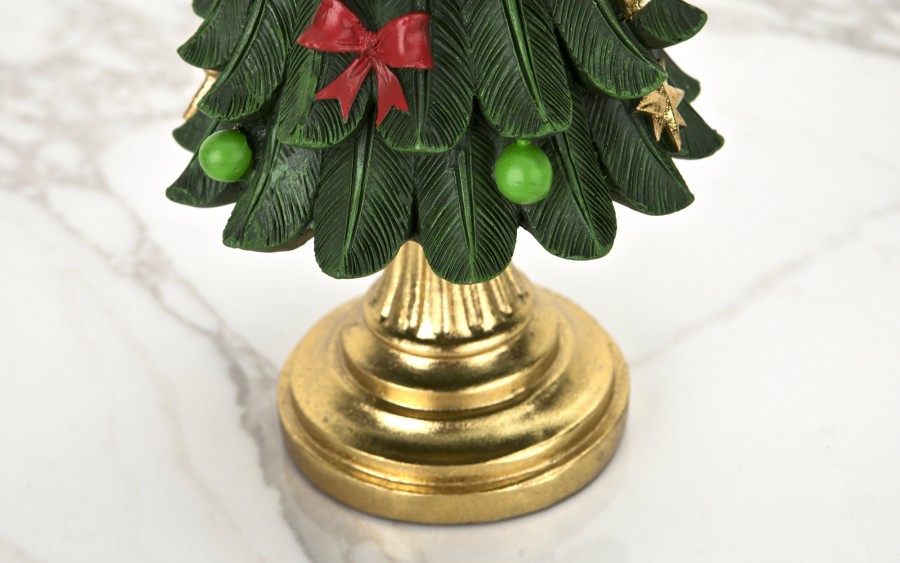 Figurka świąteczkna choinka zielona mała 1465