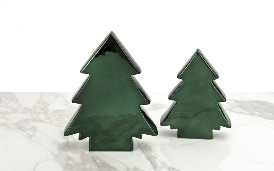 Ozdoba świąteczna choinka zielona duża 34237