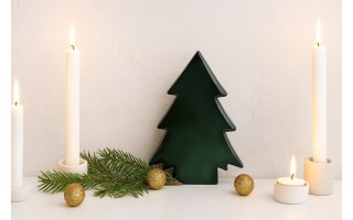 Ozdoba świąteczna choinka zielona Maxi 1506