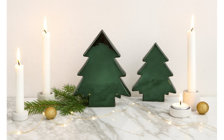 Ozdoba świąteczna choinka zielona Maxi 1506