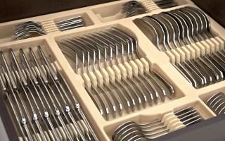 Sztućce Belo 3 w kasecie 12/72 części