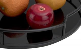 Taca okrągła 32cm czarna 138265