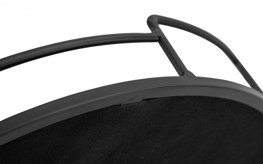 Taca okrągła 32cm czarna 138265