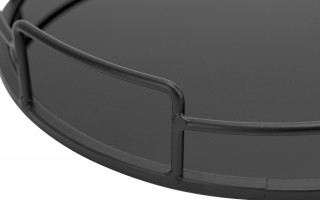 Taca okrągła 32cm czarna 138265