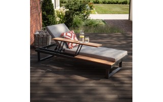 Leżak ogrodowy MALLORCA I antracyt