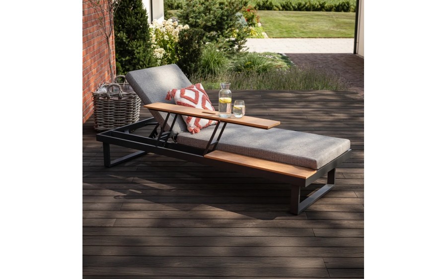 Leżak ogrodowy MALLORCA I antracyt
