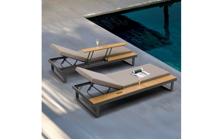 Leżak ogrodowy MALLORCA I antracyt