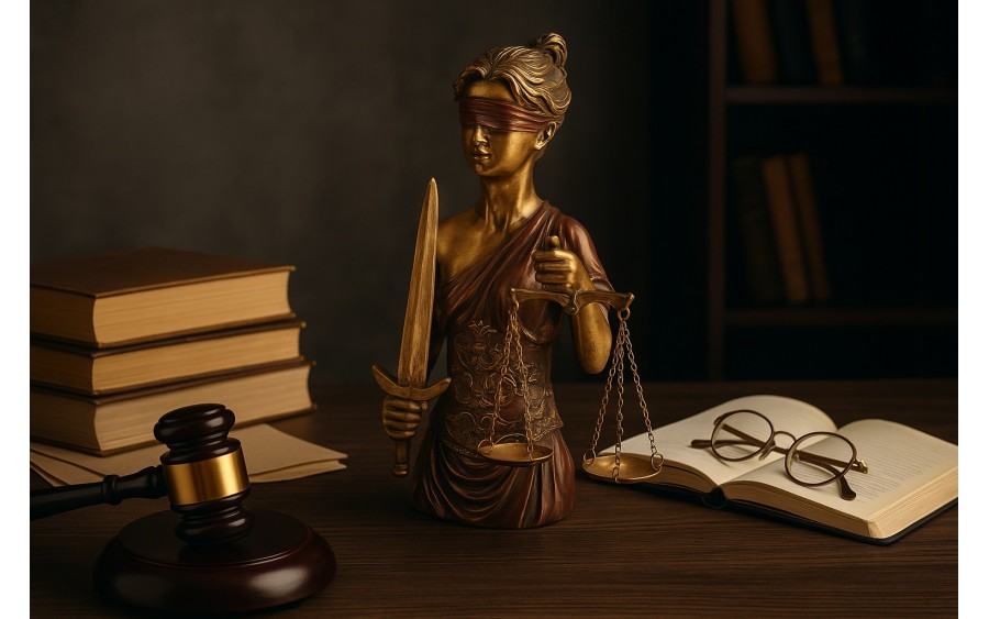 Figurka dekoracyjna Temidy 33cm AP166158