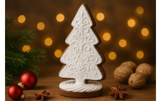 Figurka ozdobna choinka piernikowa mała 23cm AP172863