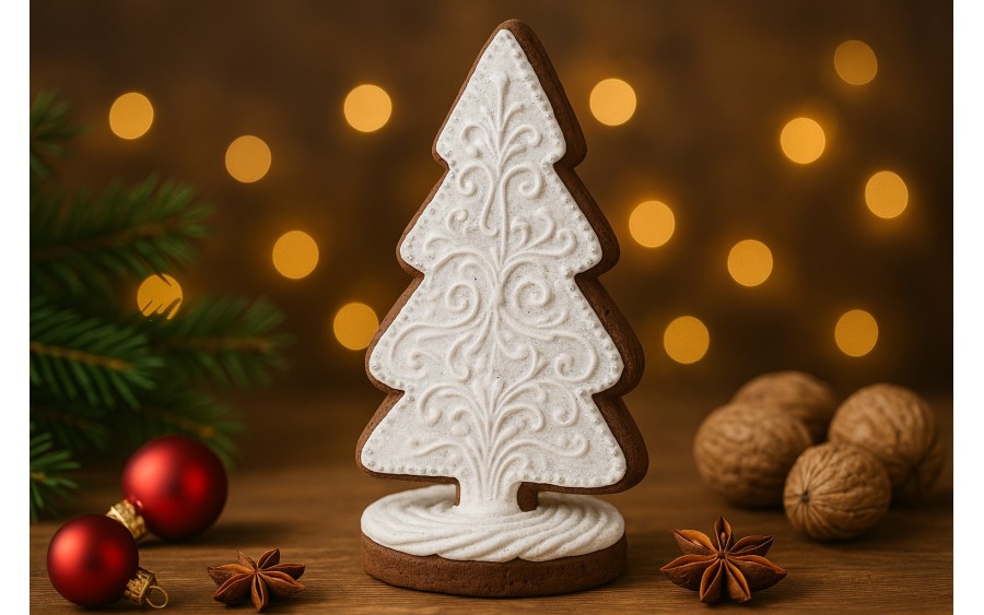 Figurka ozdobna choinka piernikowa mała 23cm AP172863