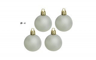 Zestaw bombek z gwiazdą złoto/srebro 3301